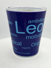 "Leo" Zodiac Shot Glass 2 Oz Best Seller - Chicano Spot