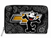 Womens Zipper Wallets Felix Chevy Emblem 4 Colors