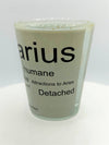 "Aquarius" Zodiac Shot Glass 2 Oz Best Seller - Chicano Spot