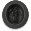 Castor Crushable Straw Hat Fedora in Black - Chicano Spot