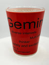"Gemini" Zodiac Shot Glass 2 Oz Best Seller - Chicano Spot