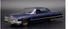 1963 Blue Chevrolet Impala 1:64 scale Licensed product - Chicano Spot