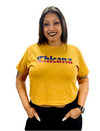 Chicana Zarape Cropped Tee - Chicano Spot