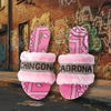 Pink Sandals Chingona Cabrona Slides