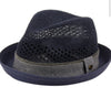 Epoch Straw Fedora Hat with Fabric Band - Chicano Spot