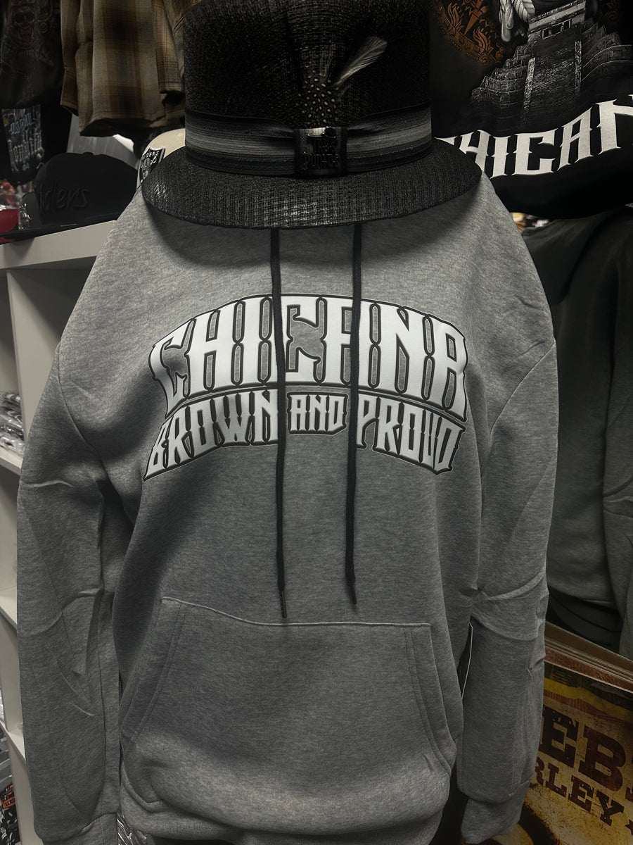 Chicana Brown And Proud Hoodie Chicano Spot