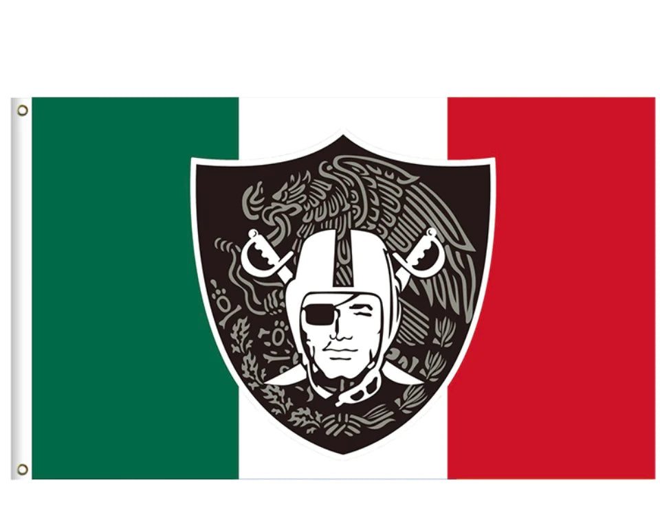 Mexican Raider Flag Chicano Spot