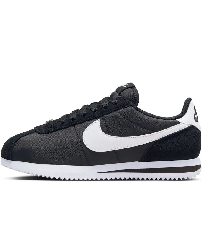 Classic Cortez Black/White Nylon Suede | Chicano Spot