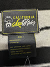 Cali Rider Charlie Brown Tube Top- Black/Grey - Chicano Spot