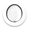 Castor Crushable Straw Hat Fedora in White - Chicano Spot