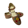 Flower Embroidered Women Mexican Sandals - Chicano Spot