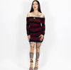 FB County Long Sleeve Off The Shoulder Dress - Chicano Spot