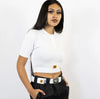 FB County Charlie Brown Crop Tops - Chicano Spot
