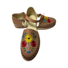 Flower Embroidered Women Mexican Sandals - Chicano Spot