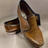 Honey Brown Leather Aztec Men’s shoes - Chicano Spot