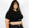 FB County Charlie Brown Crop Tops - Chicano Spot
