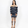 FB County Long Sleeve Off The Shoulder Dress - Chicano Spot