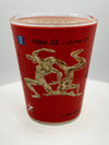 "Gemini" Zodiac Shot Glass 2 Oz Best Seller - Chicano Spot
