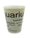 "Aquarius" Zodiac Shot Glass 2 Oz Best Seller - Chicano Spot