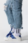 STREET VIBES-BLUE BANDANA - Chicano Spot