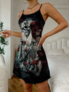 Skull and Roses nightdress - Chicano Spot