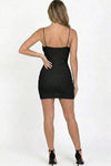 Eyelash Lace Trim Cami Mini Dress - Chicano Spot
