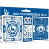 Los Angeles Dodgers - 2-Pack Playing Cards & Dice Set