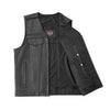 Badlands Men's Motorcycle Leather Vest