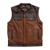 Gunner Men's Leather Motorcycle Vest (Limited Edition)