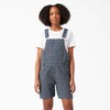 Women's Relaxed Fit Bib Shortalls, 7"