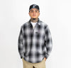 FB County Long Sleeve Zip Shirt - Chicano Spot