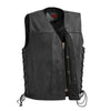 High Roller Men's Motorcycle Leather Vest