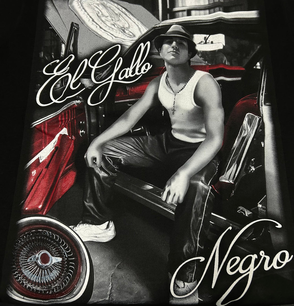 El Gallo Negro Tee | Chicano Spot