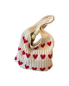 Heart Knitted Tote Bag - Chicano Spot
