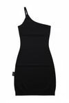 Womens Single Spaghetti Strap Charlie Brown Black Dress - Chicano Spot