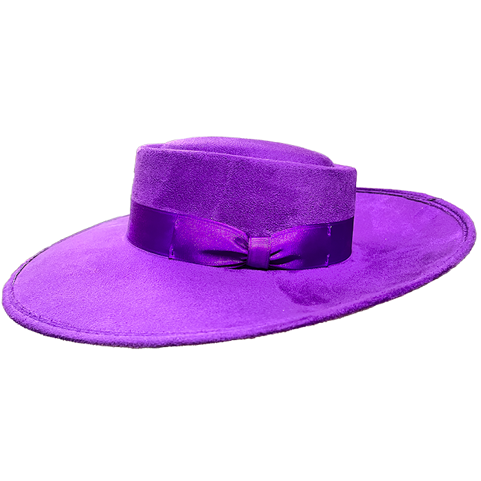 Whittier Zoot Suit Tando Hat - PURPLE | Chicano Spot Whittier Zoot Suit Tando Hat - PURPLE | Chicano Spot