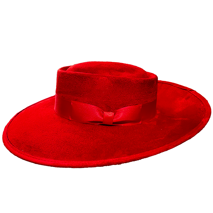 Whittier Zoot Suit Tando Hat - RED
