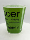 "Cancer" Zodiac Shot Glass 2 Oz Best Seller - Chicano Spot