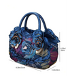 Vivid Floral Decoration Handbag - Chicano Spot