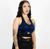 FB County Flannel Halter Tops - Chicano Spot