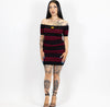 FB County Short Sleeve Off The Shoulder Dress - Chicano Spot