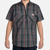 Ben Davis Short Sleeve Plaid 1/2 Zips - Chicano Spot