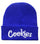 Blue Beanie white text