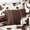 Rustic Cowhide Farmhouse Comforter Set