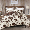 Rustic Cowhide Farmhouse Comforter Set