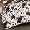 Rustic Cowhide Lodge Comforter Set