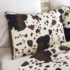 Rustic Cowhide Lodge Comforter Set