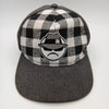 Lowrider BLACK/WHITE PLAID EMBROIDERED Snapback