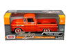 1958 Chevrolet Apache Fleetside Pickup - Orange 1:24 Scale - Motormax 79311OR