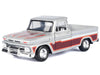 1966 CHEVROLET C10 FLEETSIDE PICKUP TRUCK SILVER 1/24 DIECAST BY MOTORMAX 73355